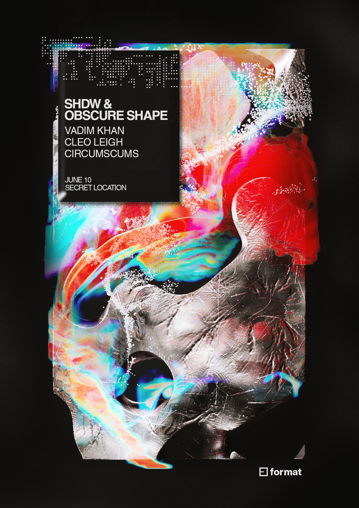 FORMAT: SHDW & Obscure Shape / Vadim Khan / Cleo Leigh / Circumscums - Página frontal