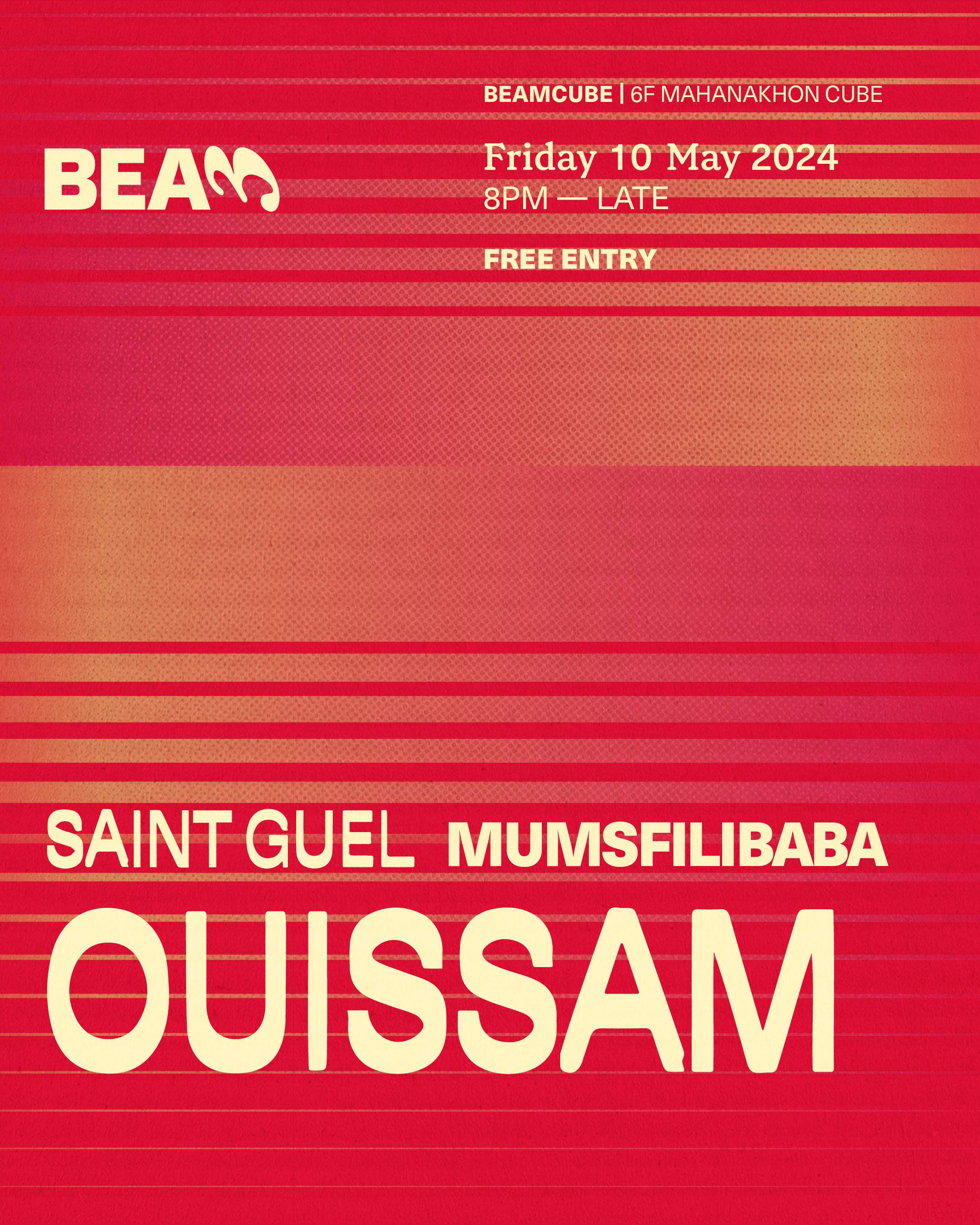 Beamcube invites Ouissam & Saint Guel - Página frontal