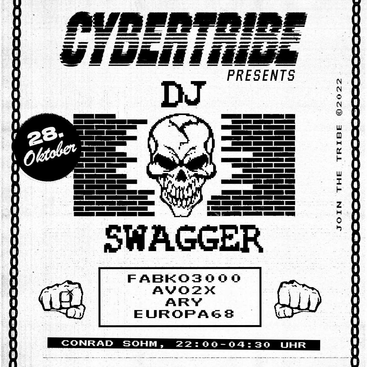 Cybertribe with DJ Swagger - Página frontal
