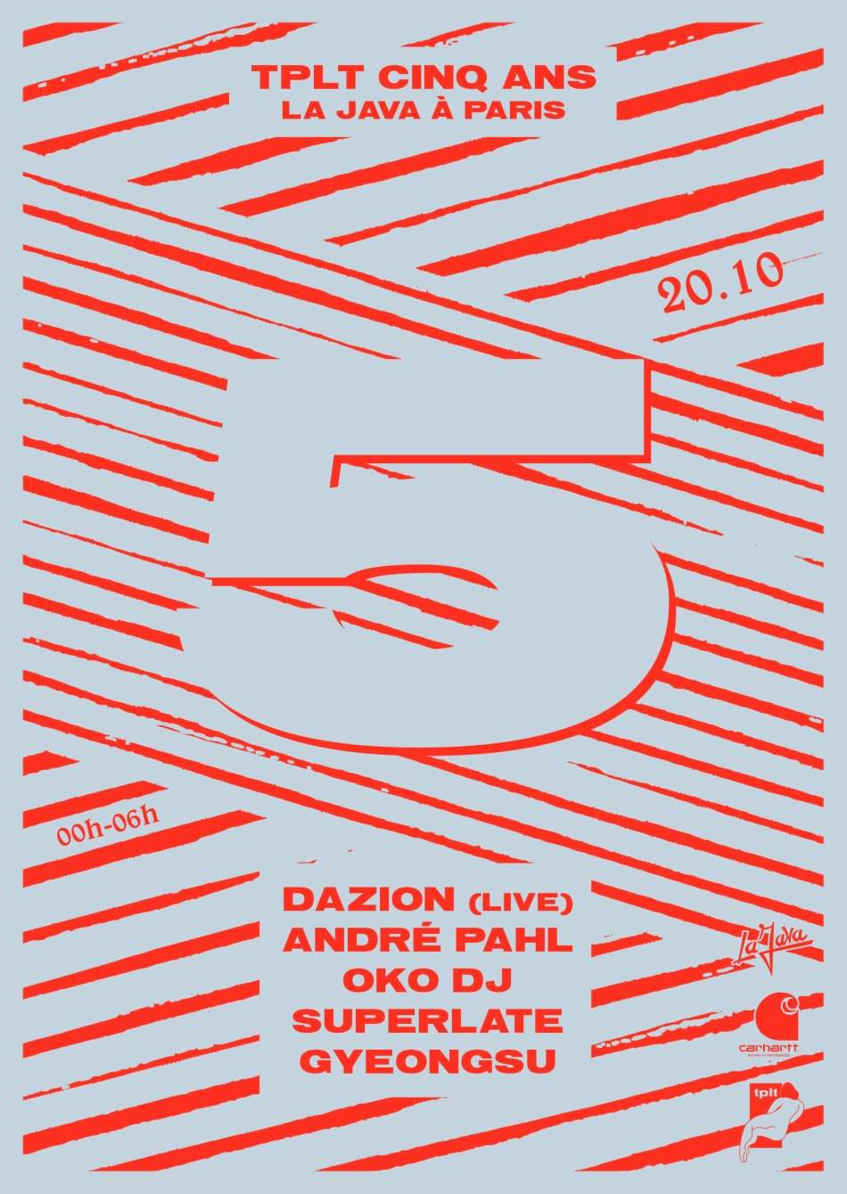 tplt 5 Years: Dazion Live, André Pahl & OKO DJ - Página trasera
