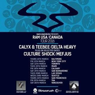 RAM Records w/ Calyx & Teebee, Delta Heavy & Mefjus - Página frontal