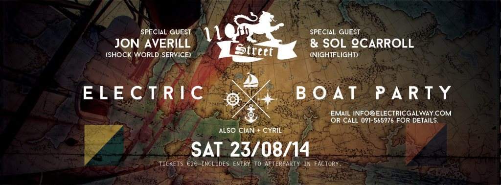 Electric presents 110th Street End-Of-Summer Boat Party - Página frontal