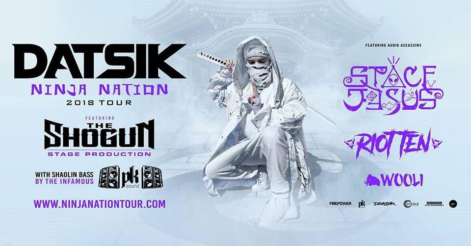 Datsik Ninja Nation Tour - Página frontal