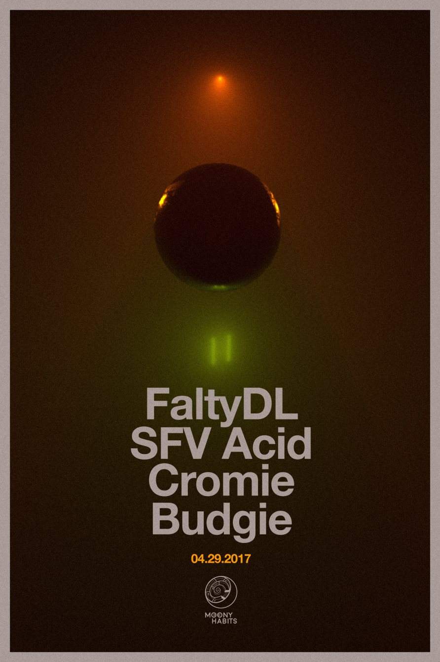 Moony Habits with FaltyDL, SFV Acid, Cromie & Budgie - Página frontal