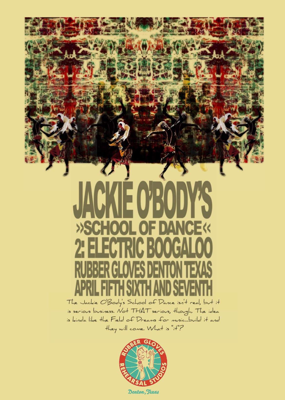 Jackie O'body's School of Dance 2: Electric Boogaloo - Página frontal