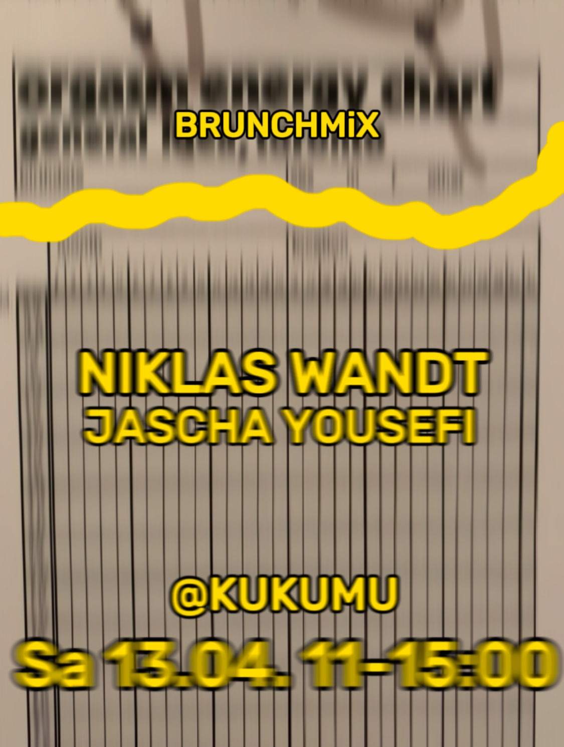Radio Moafunk BRUNCHMiX with Niklas Wandt & Jascha Yousefi - フライヤー表
