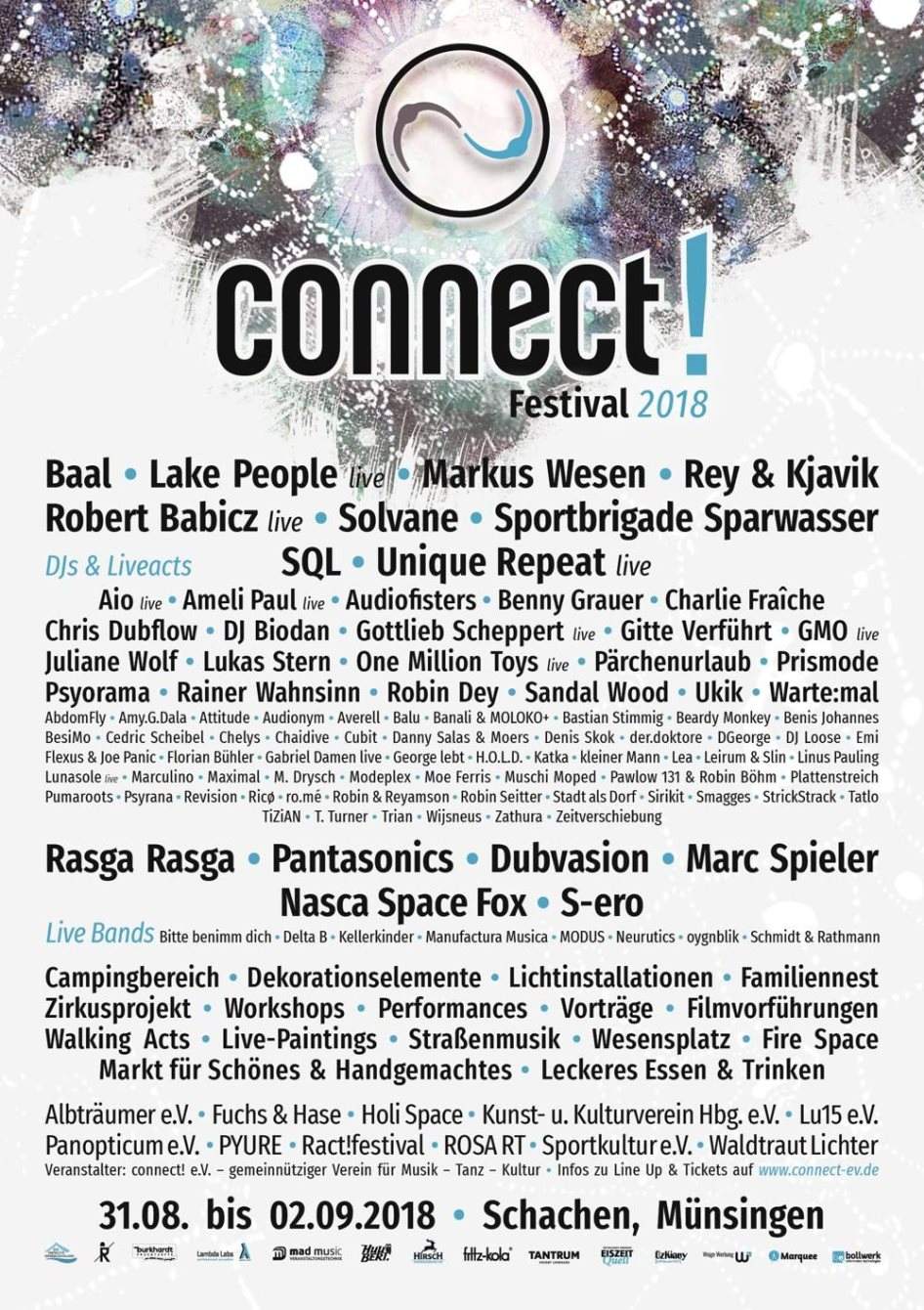 Connect! Festival 2018 - フライヤー裏