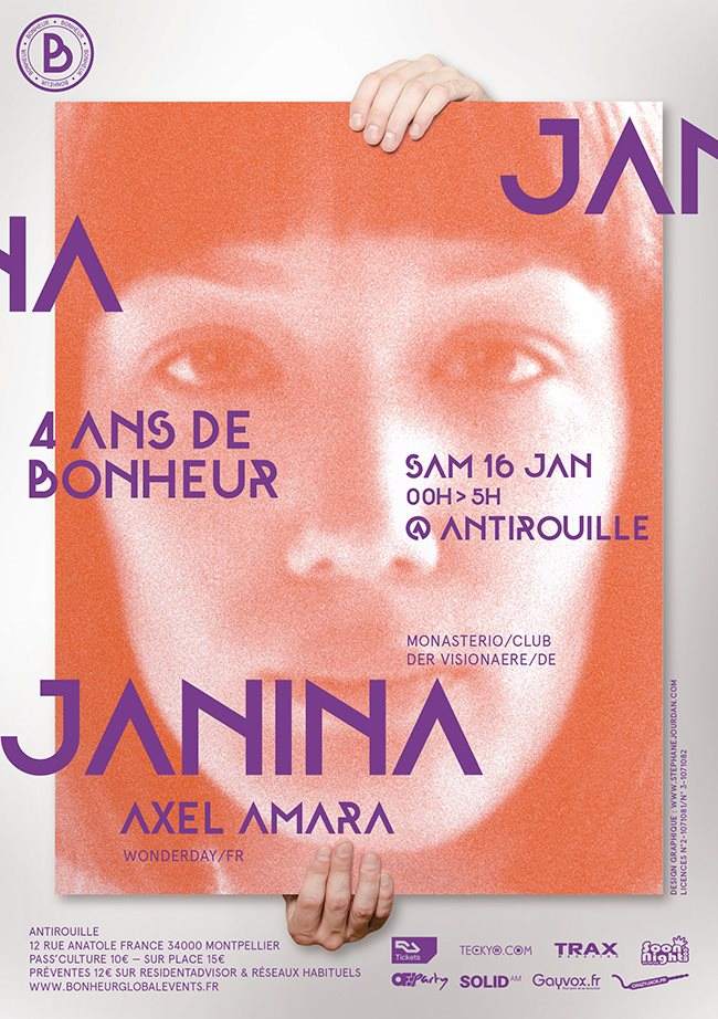 4 ans de Bonheur - Janina, Axel Amara - Página frontal