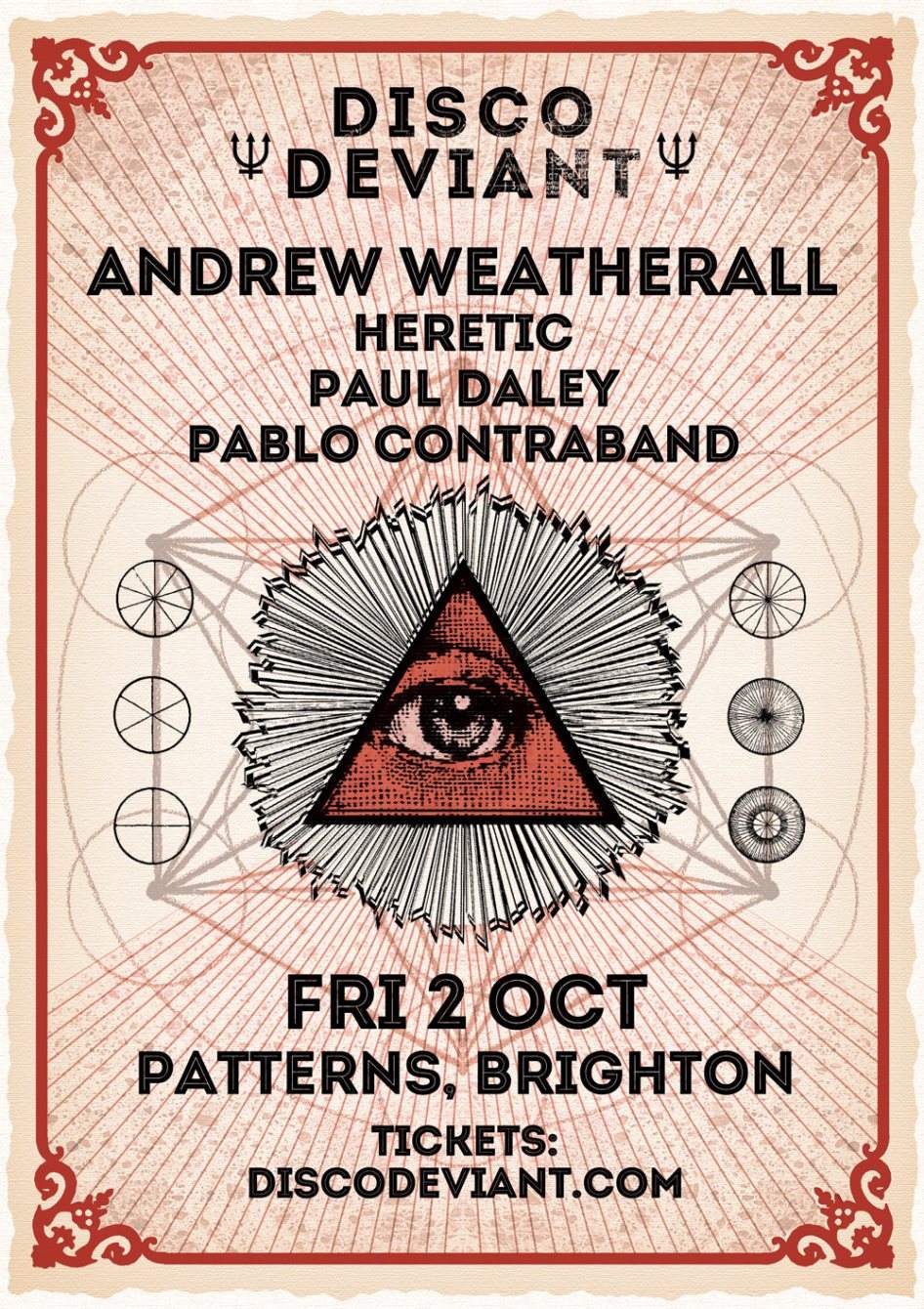Andrew Weatherall, Heretic, Paul Daley & Pablo Contraband - Página frontal