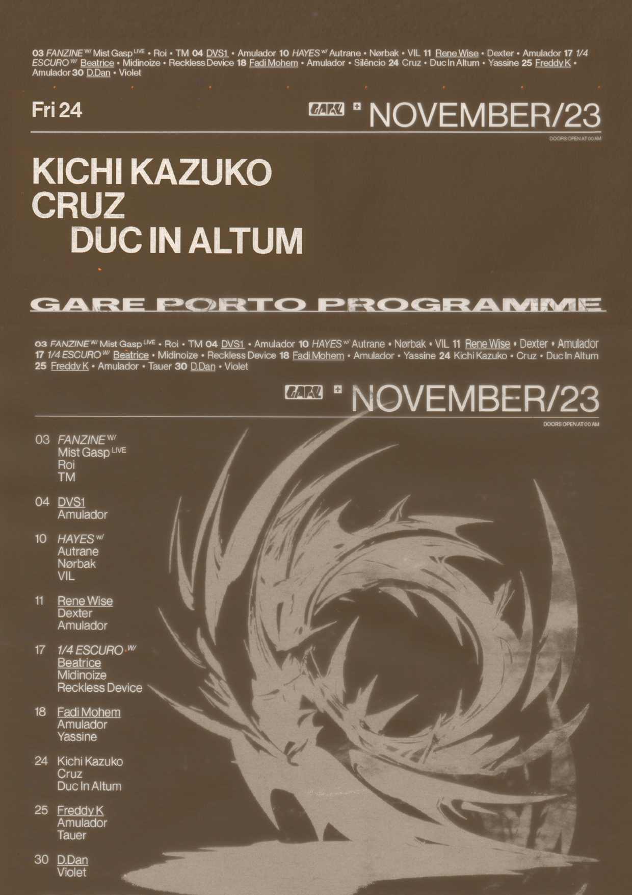 Kichi Kazuko + Cruz + Duc in Altum - Página frontal