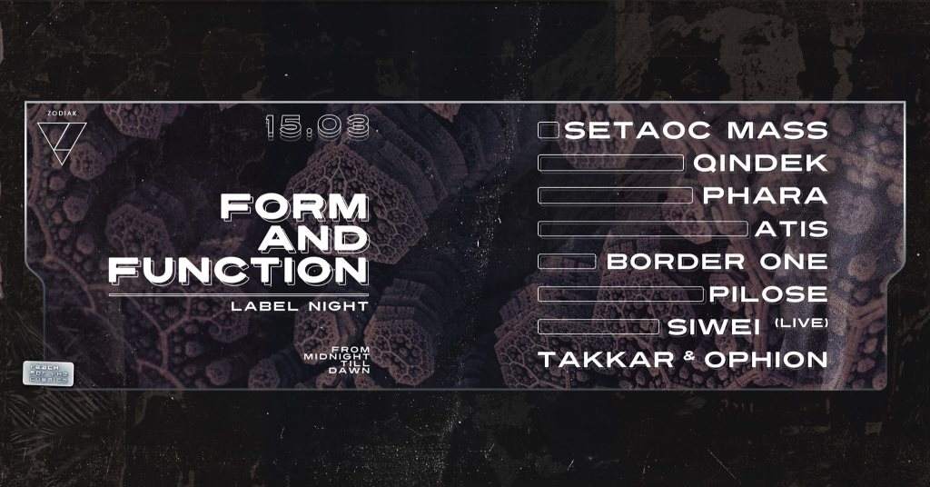 Form and Function Labelnight - Página frontal