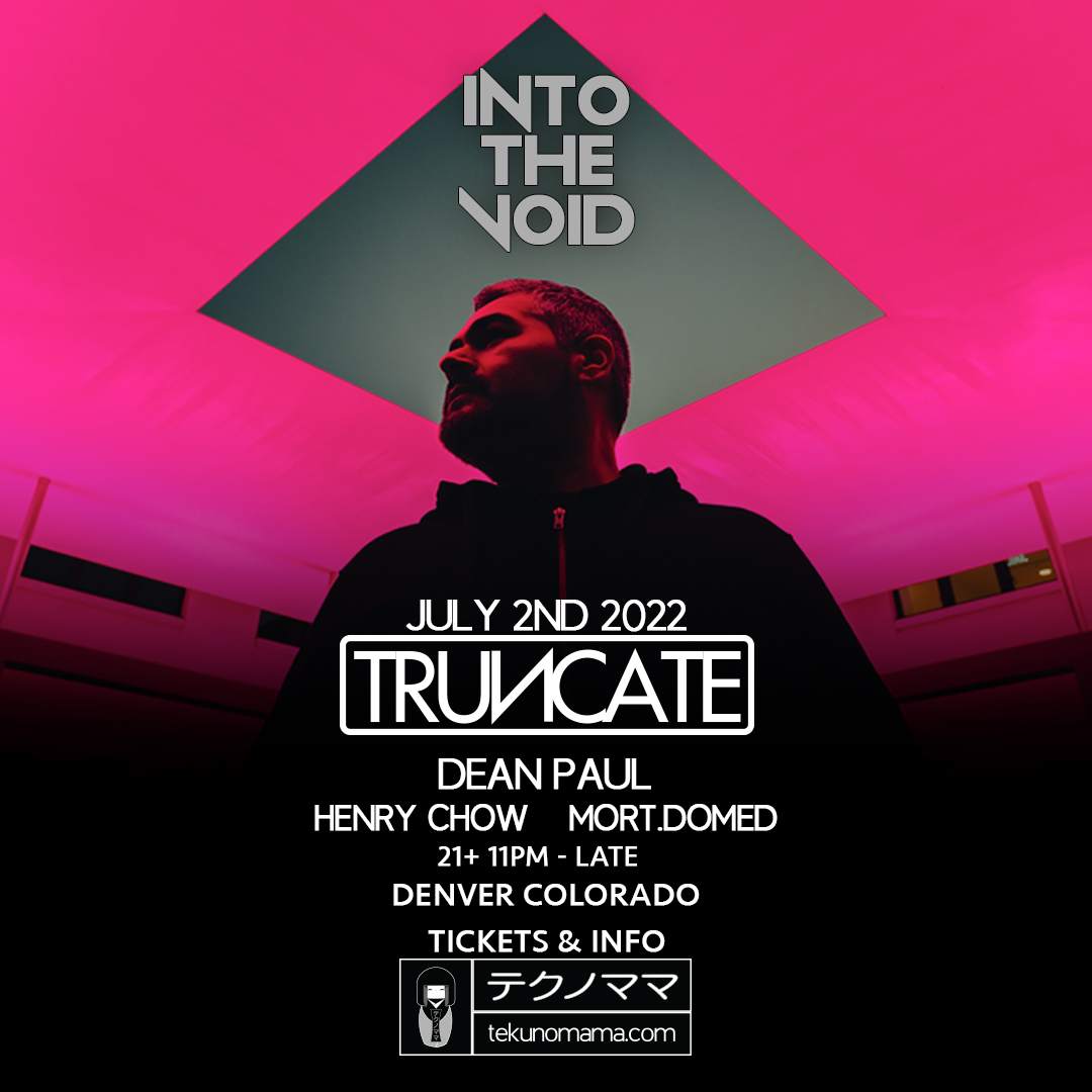 Into the Void with Truncate, Dean Paul, Henry Chow and Mort.Domed - Página frontal