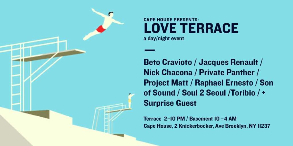 Cape House presents: Love Terrace - フライヤー表