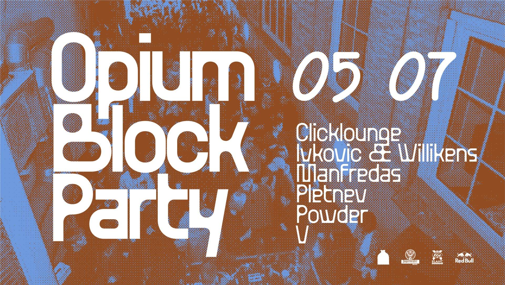 Opium Block Party: IVkoVic & Willikens, Powder - フライヤー表