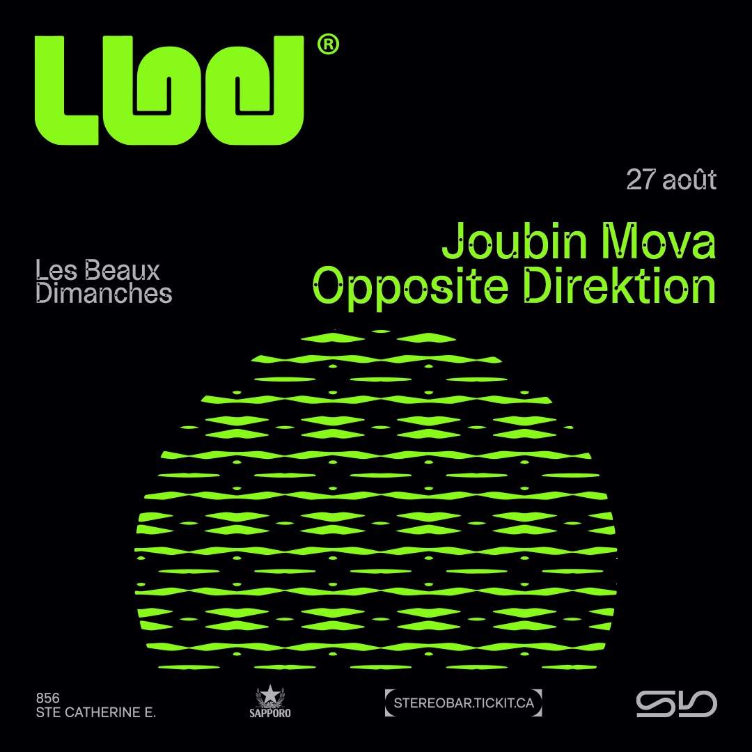LBD: Joubin Mova - Opposite Direktion - フライヤー表