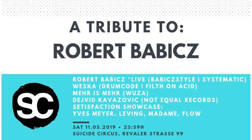 A Tribute to: Robert Babicz - Página frontal