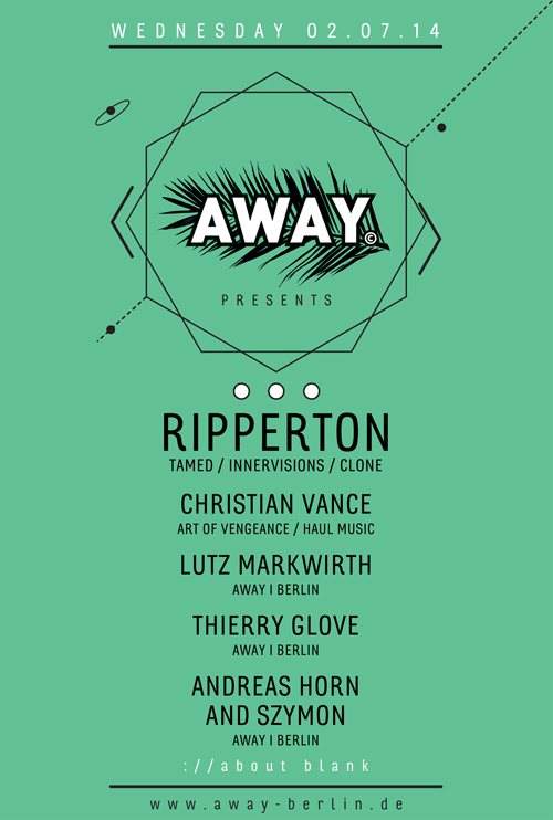 Away with Ripperton - Página frontal