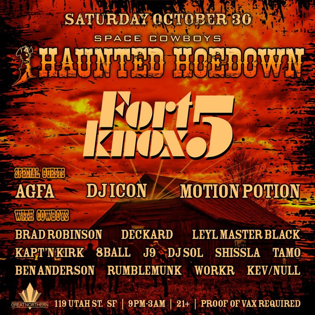 Haunted Hoedown with the Fort Knox Five - Página trasera
