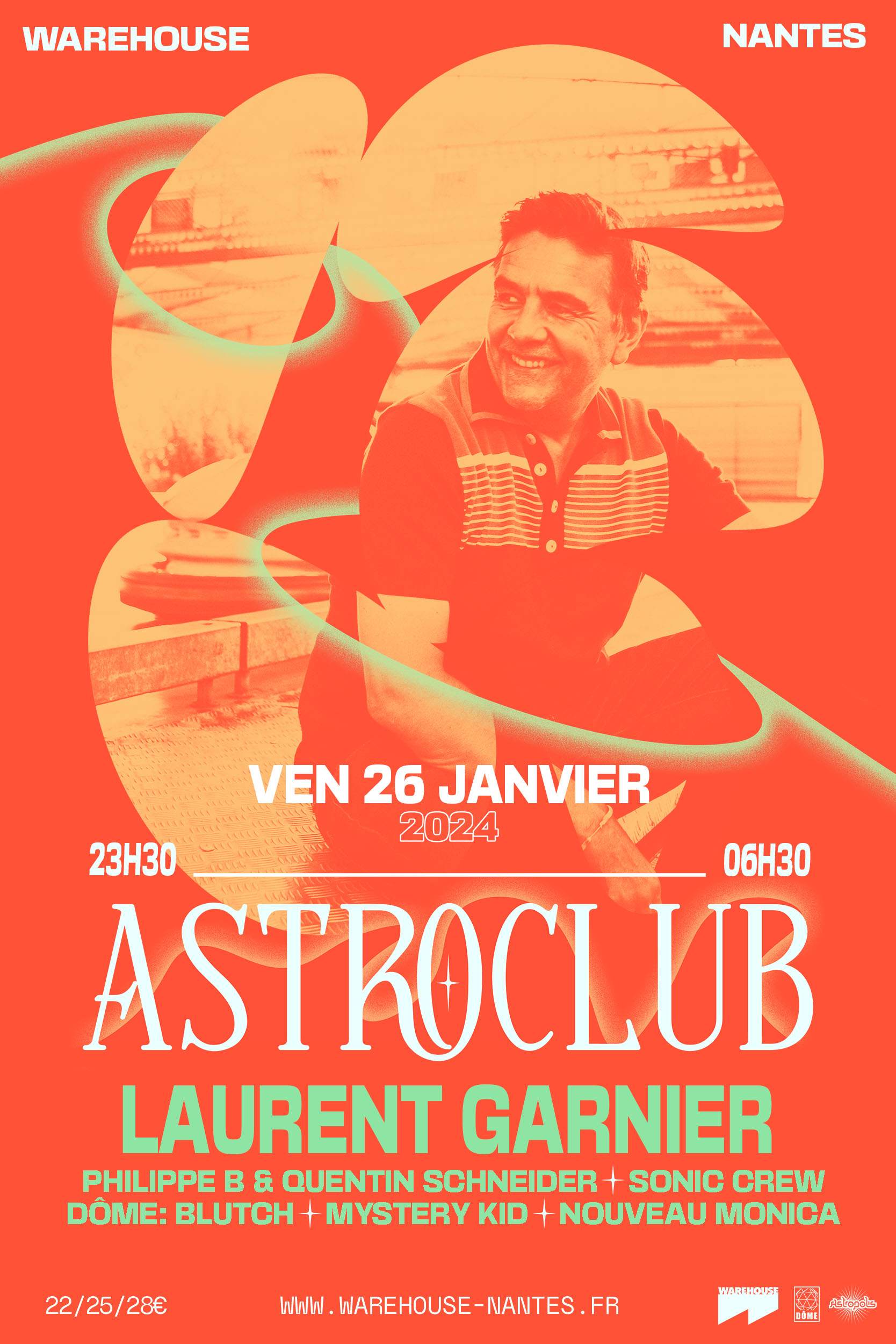 Astroclub: Laurent Garnier (Warehouse - Nantes) at Warehouse, Nantes