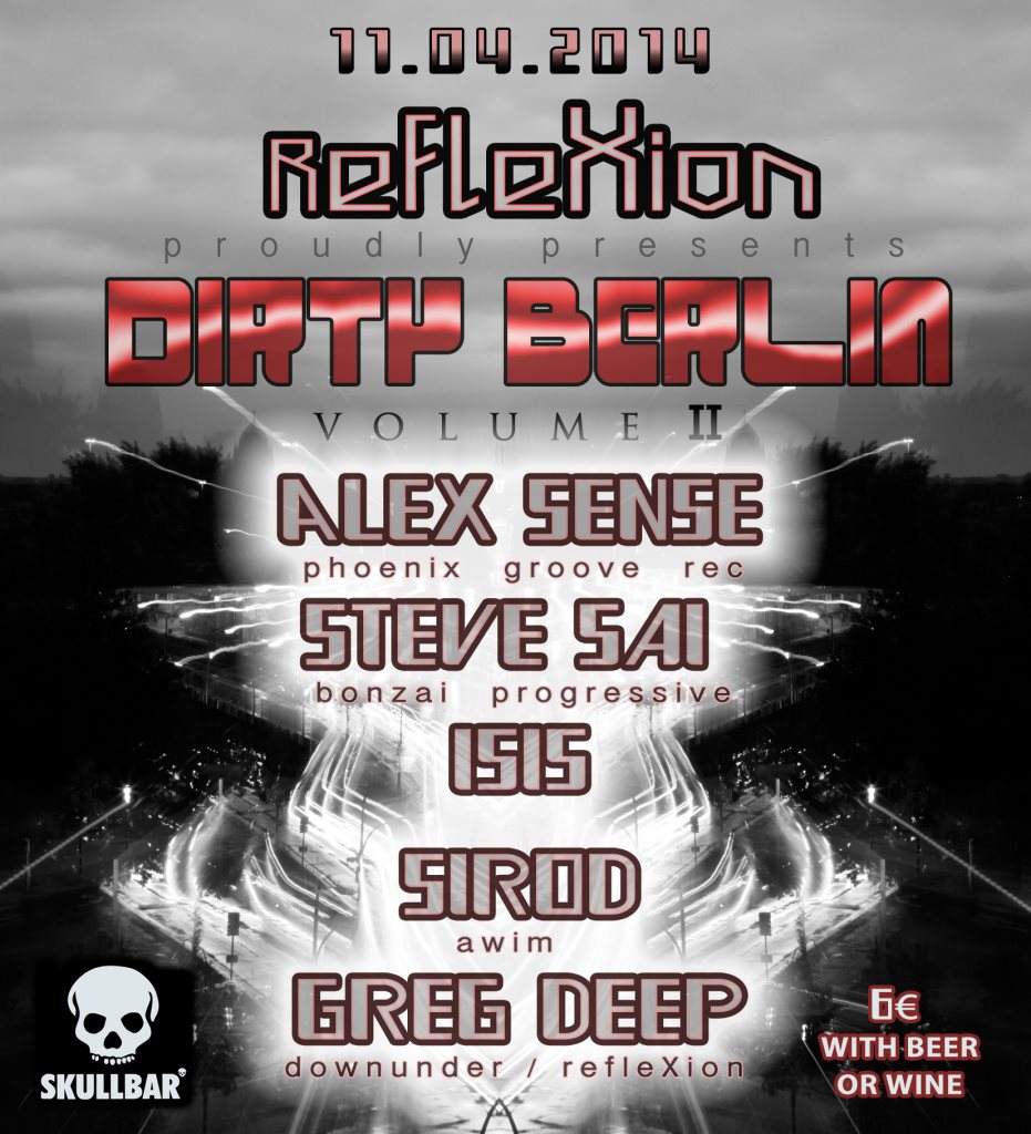 Reflexion: Dirty Berlin Vol 2 : - フライヤー表