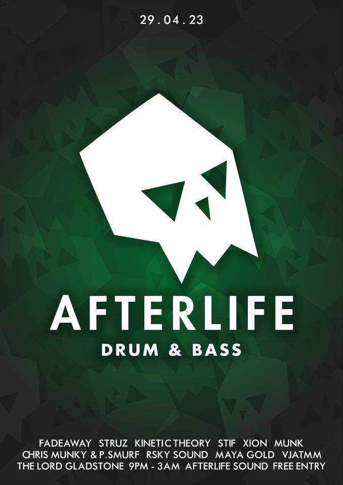 Afterlife Drum & Bass - フライヤー表