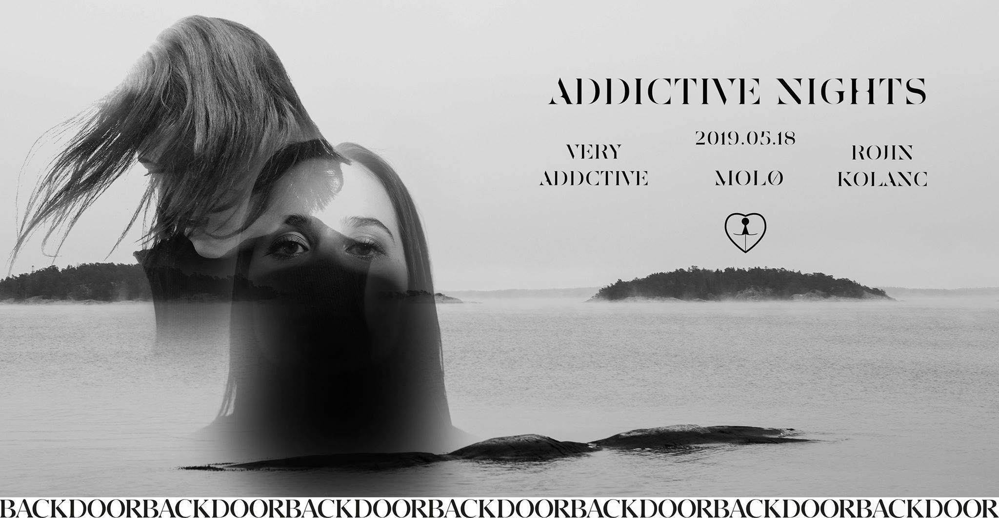 Addictive Nights with Molø and Rojin Kolanc - フライヤー表