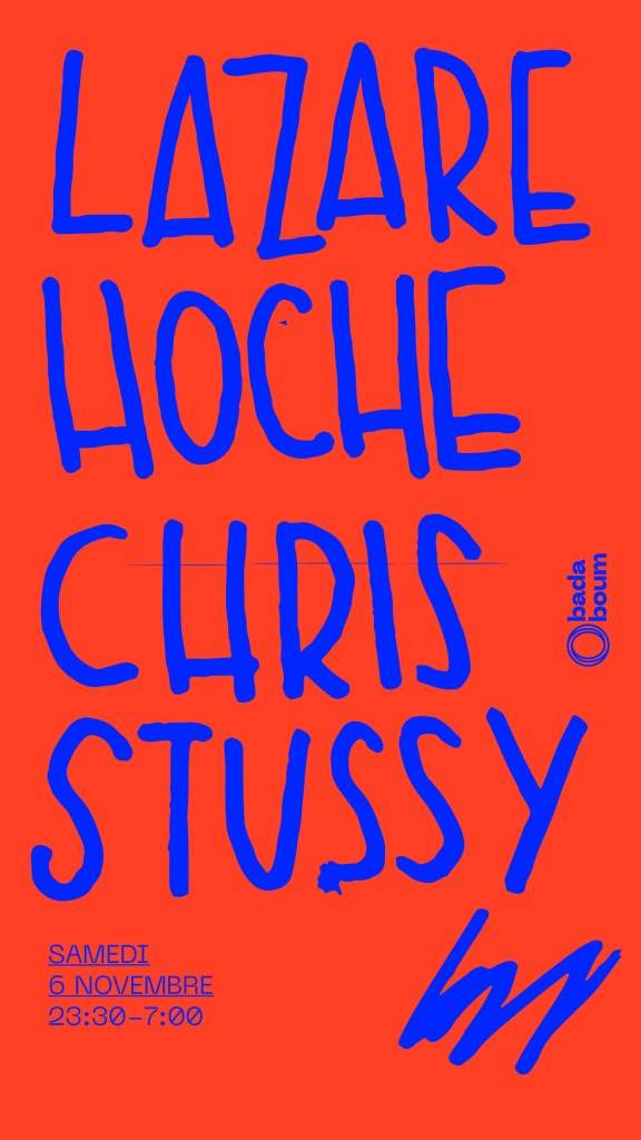 Club — Lazare Hoche (w) Chris Stussy - フライヤー表