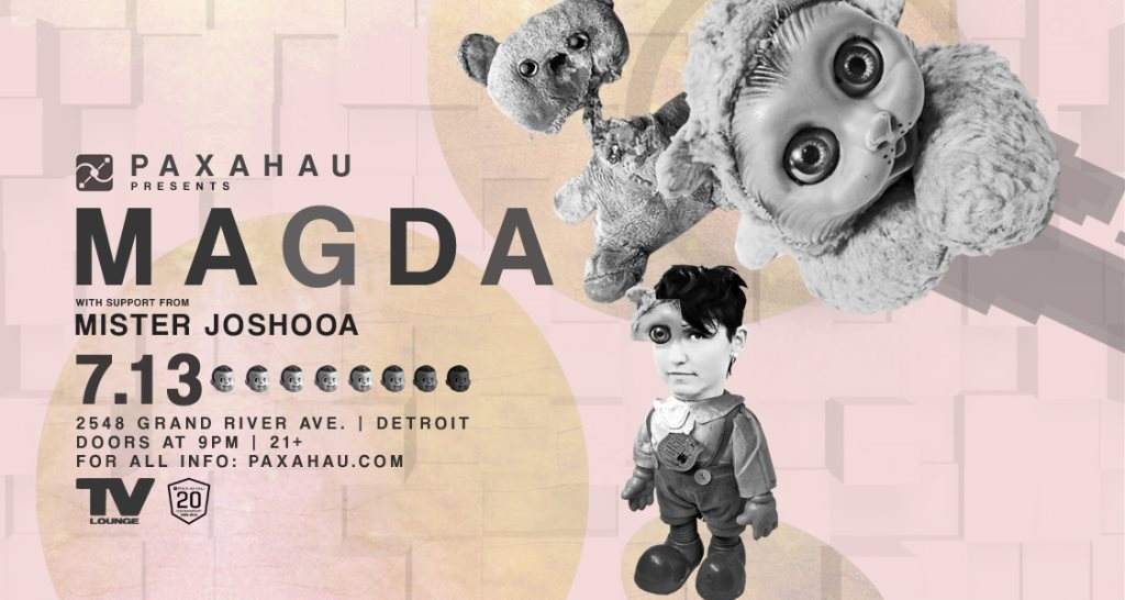 Paxahau presents: Magda - Página frontal
