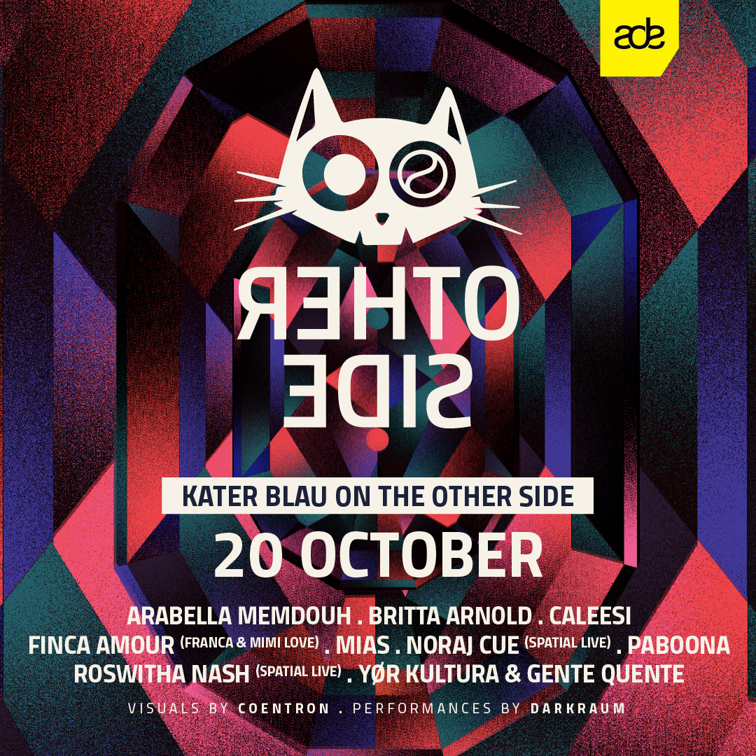 ADE: Kater Blau on The Other Side - フライヤー裏