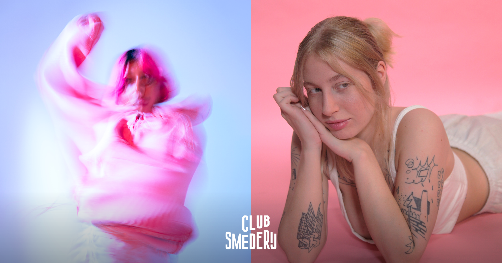 Angel D'lite B2B dj sweet6teen | All-night long - Club Smederij - Página frontal
