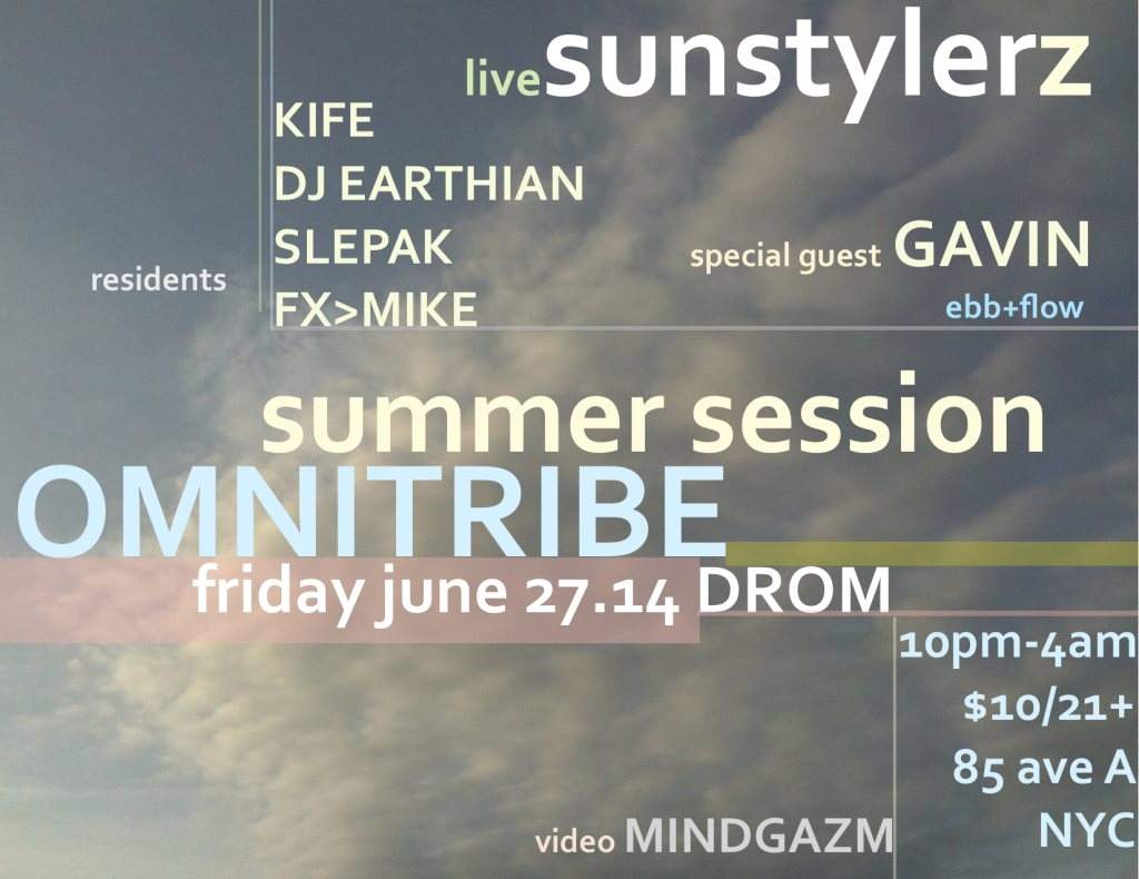 Omnitribe Summer Session - フライヤー表