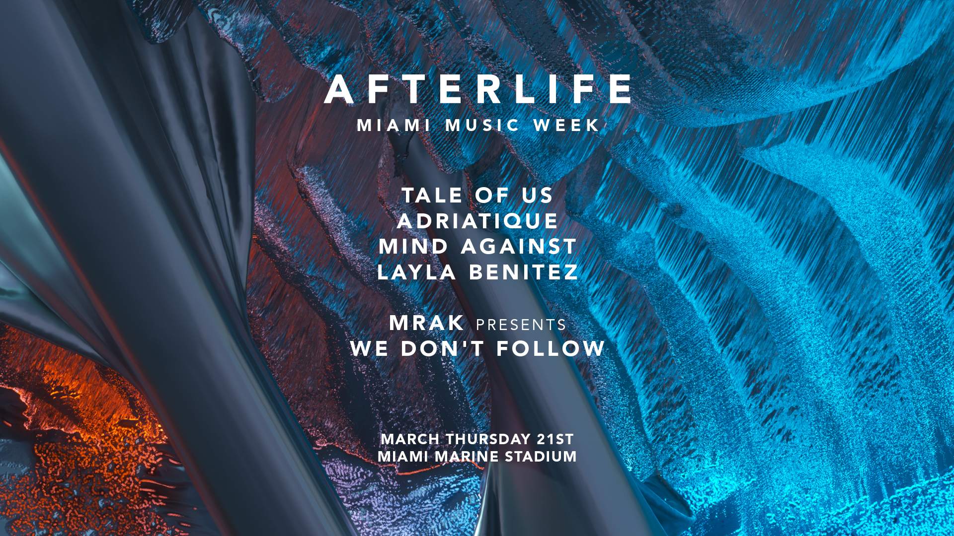 Afterlife Miami Music Week 2024 - フライヤー表
