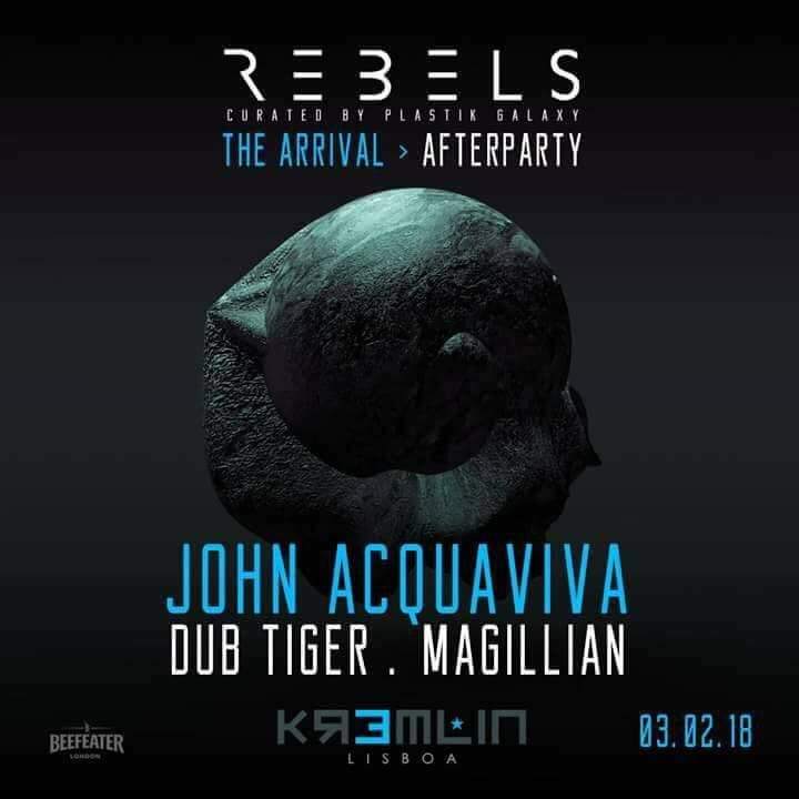 Rebels After Party with John Acquaviva - Página frontal