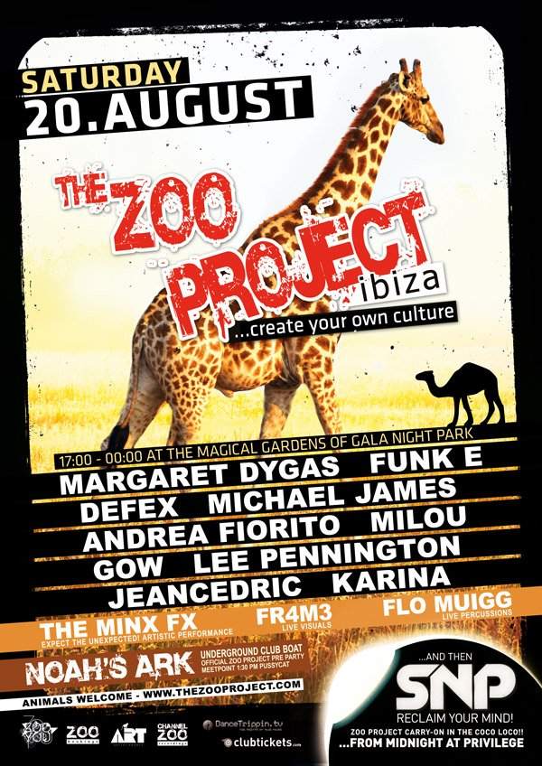 The Zoo Project featuring Margaret Dygas - Página frontal