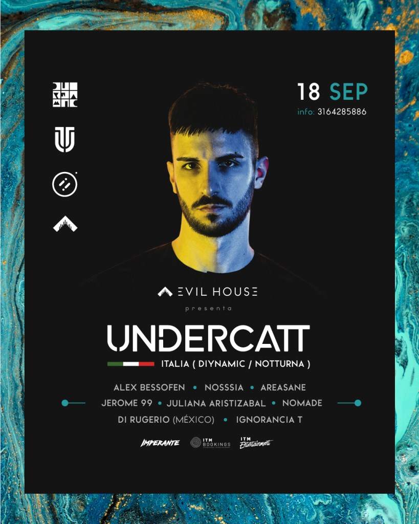 Undercatt by Evil House - Pereira, Colombia - フライヤー表