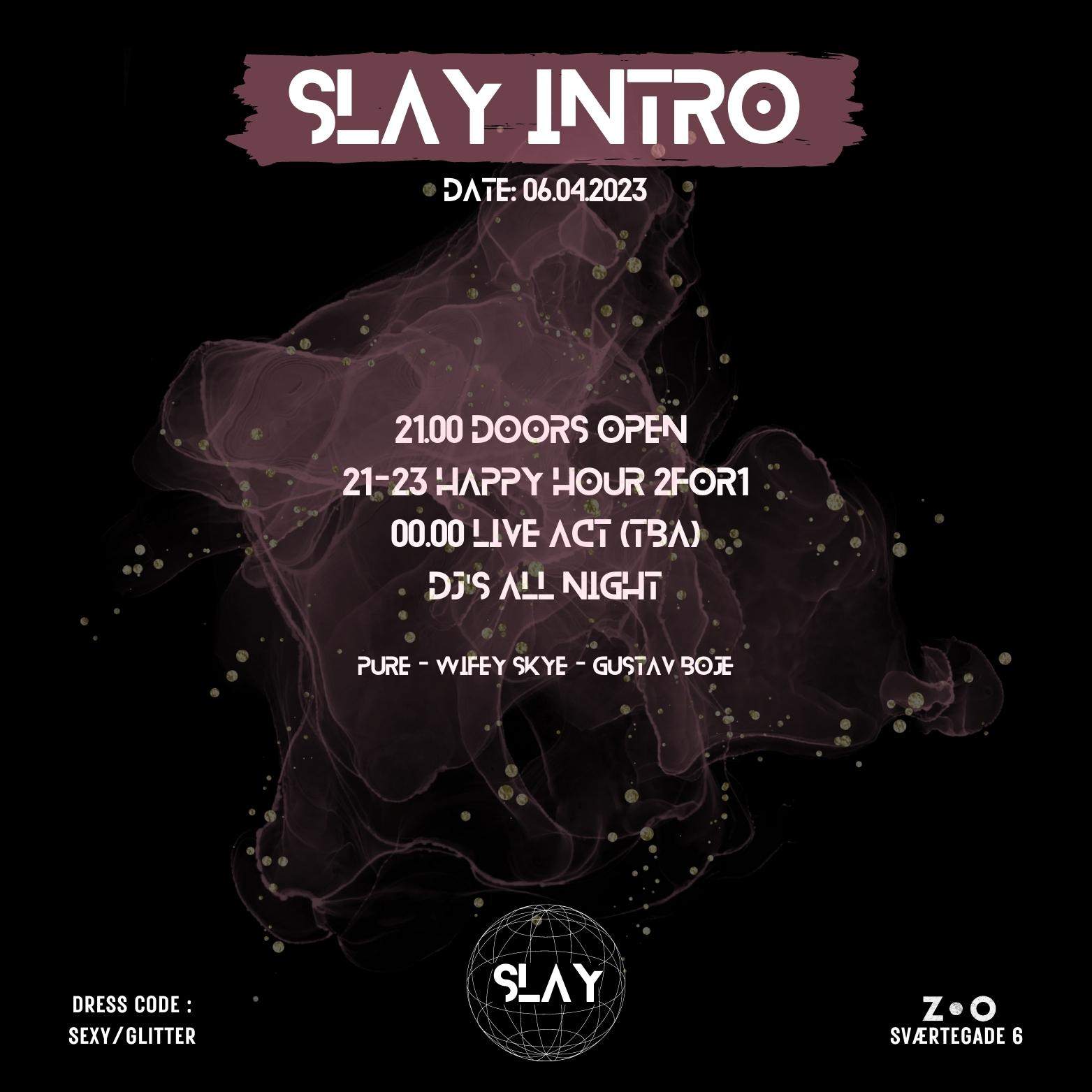 SLAY: Exclusive LGBT+ event - フライヤー表