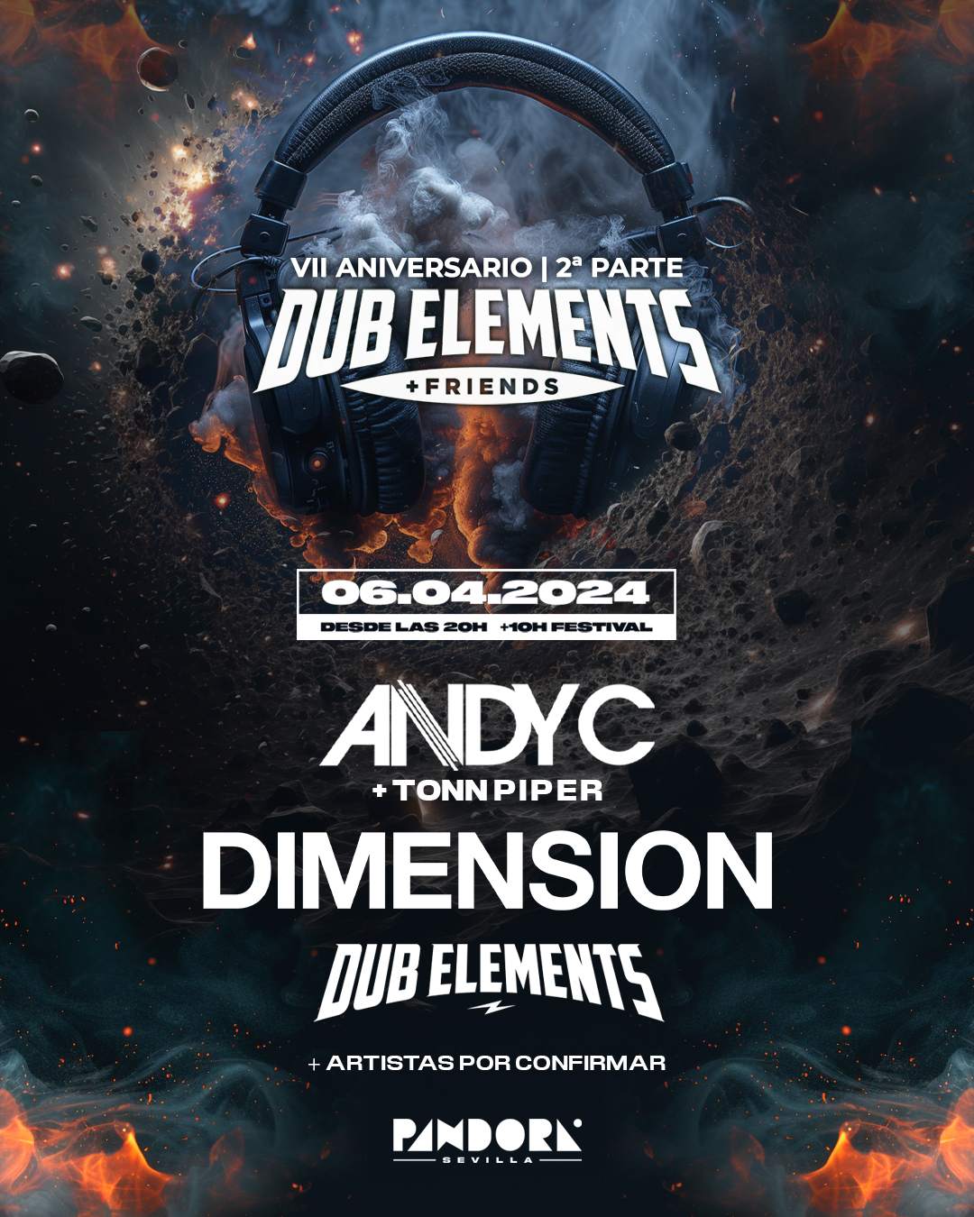 Dub Elements + Friends con Andy C y Dimension - フライヤー表