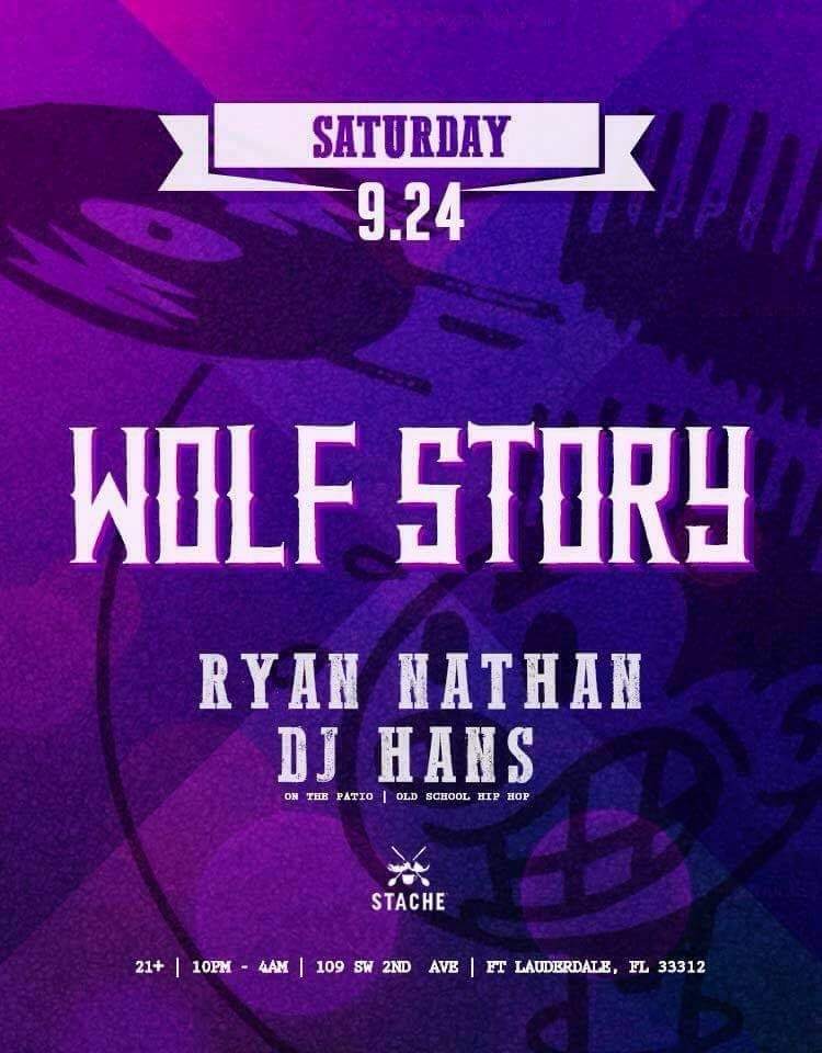 Saturdays at Stache Feat. Wolf Story - Nervous Records - Página frontal