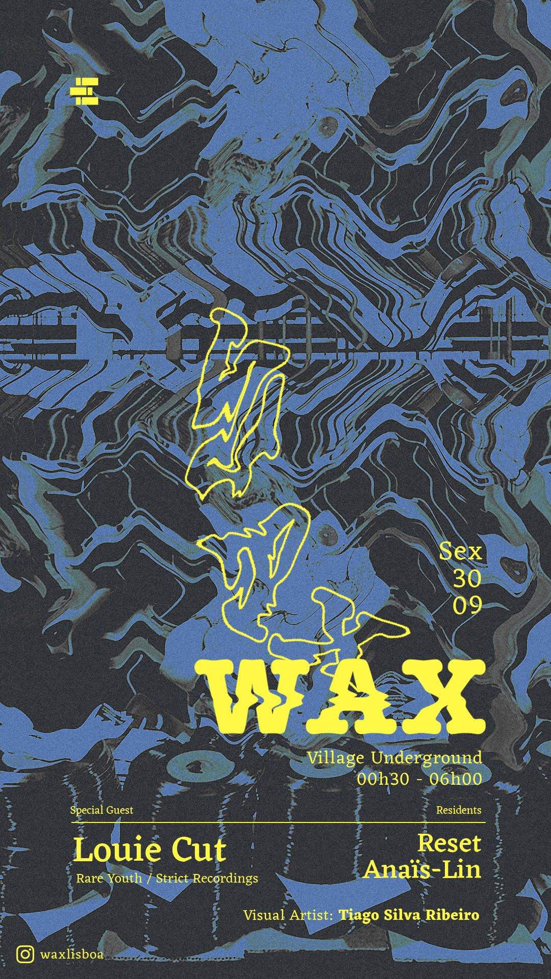 WAX: Louie Cut x Reset x Anaïs-Lin  - Página trasera