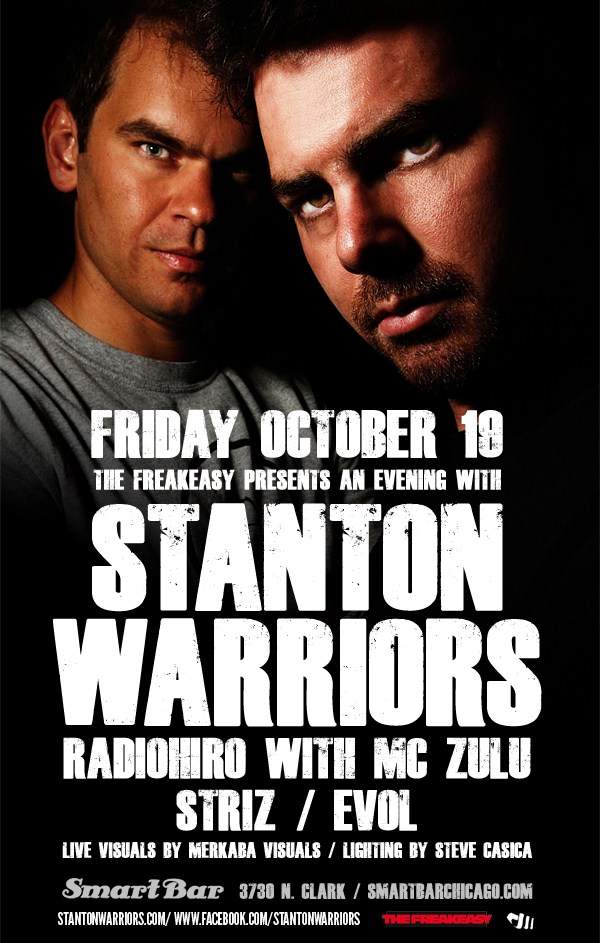 The Freakeasy presents an Evening with Stanton Warriors - Página frontal