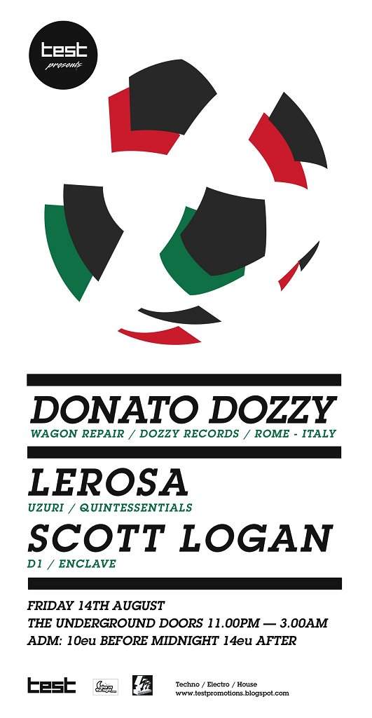 Donato Dozzy & Lerosa - Página frontal