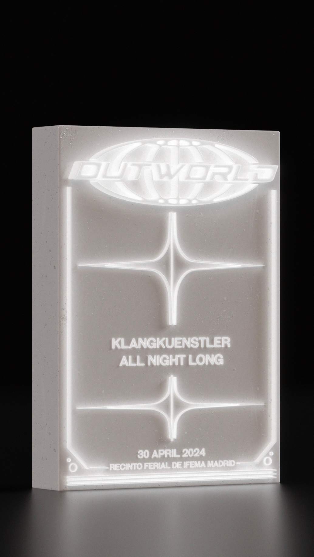 Outworld - KlangKuenstler All Night Long - フライヤー裏