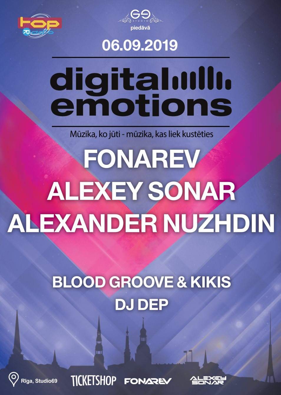 Digital Emotions Night at Studio 69, Latvia