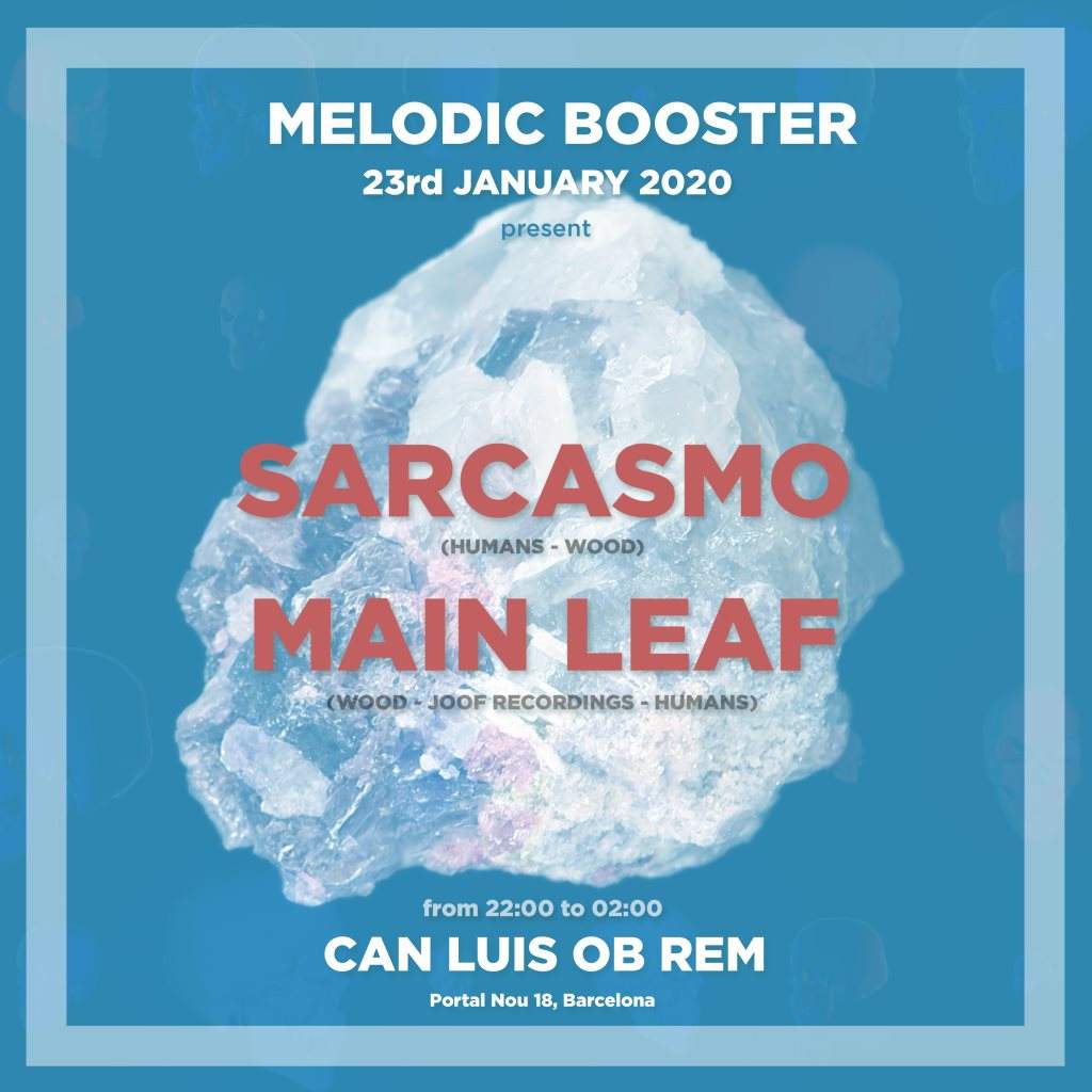 Melodic Booster - Pres. Main Leaf + Sarcasmo - Página frontal