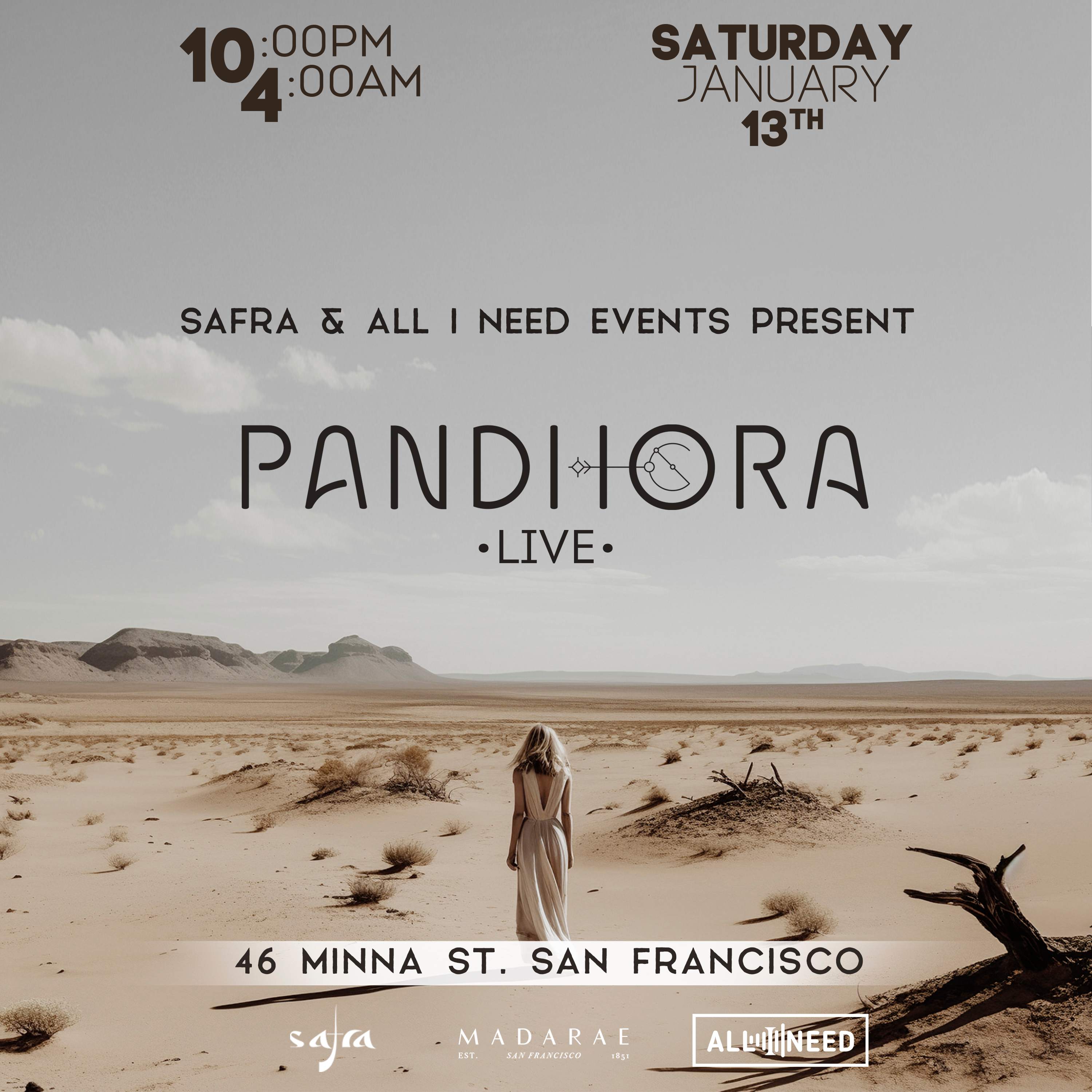  ALL I NEED EVENTS with French Duo Pandhora (Live) - Página frontal