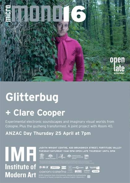 microMONO 16: Glitterbug, Clare Cooper - フライヤー表