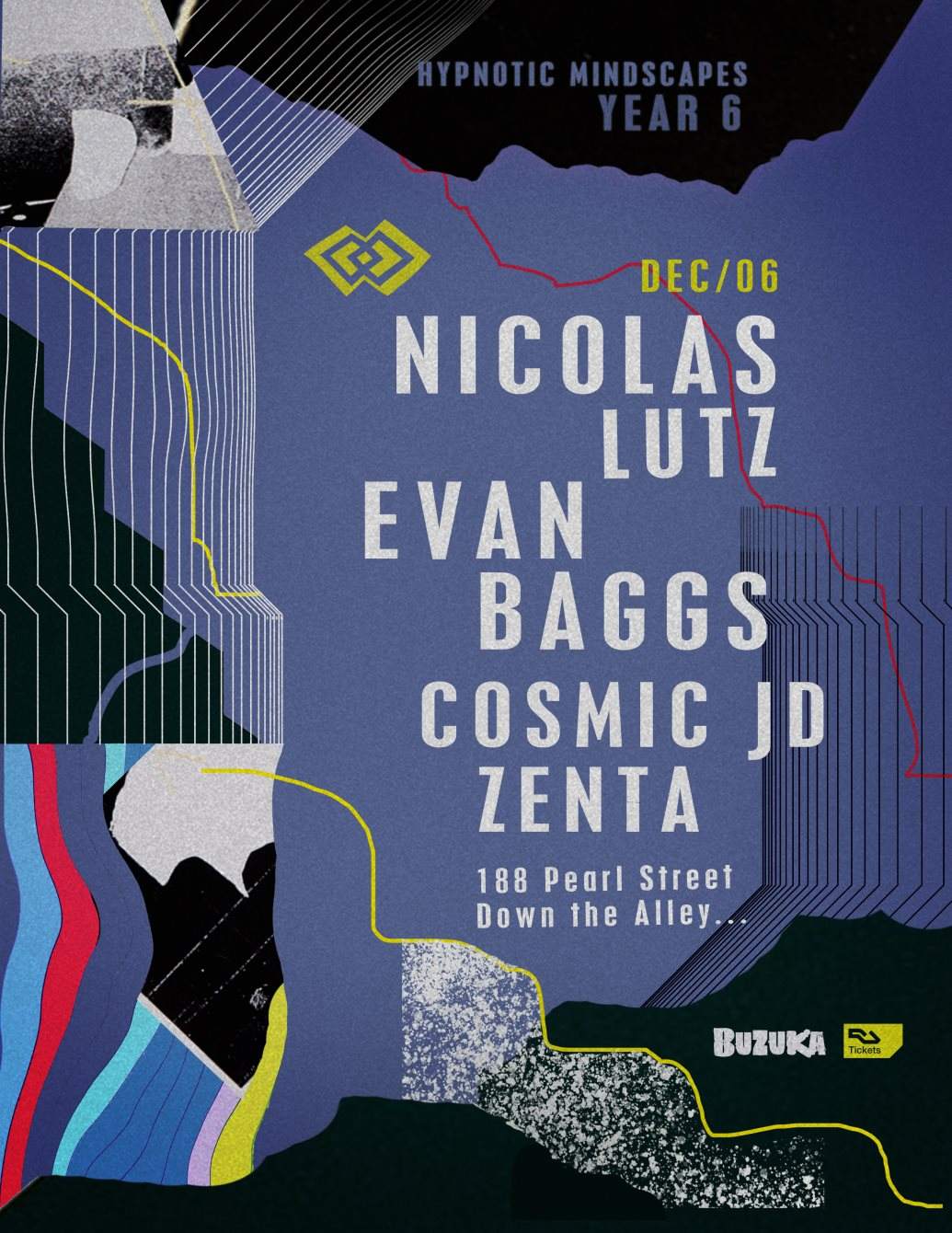 Hypnotic Mindscapes Year 6: Nicolas Lutz - Evan Baggs - Página trasera