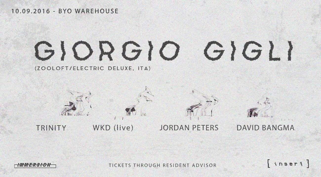 Immersion x [ Insert ] present Giorgio Gigli (Zooloft/Electric Deluxe, ITA) - Página frontal
