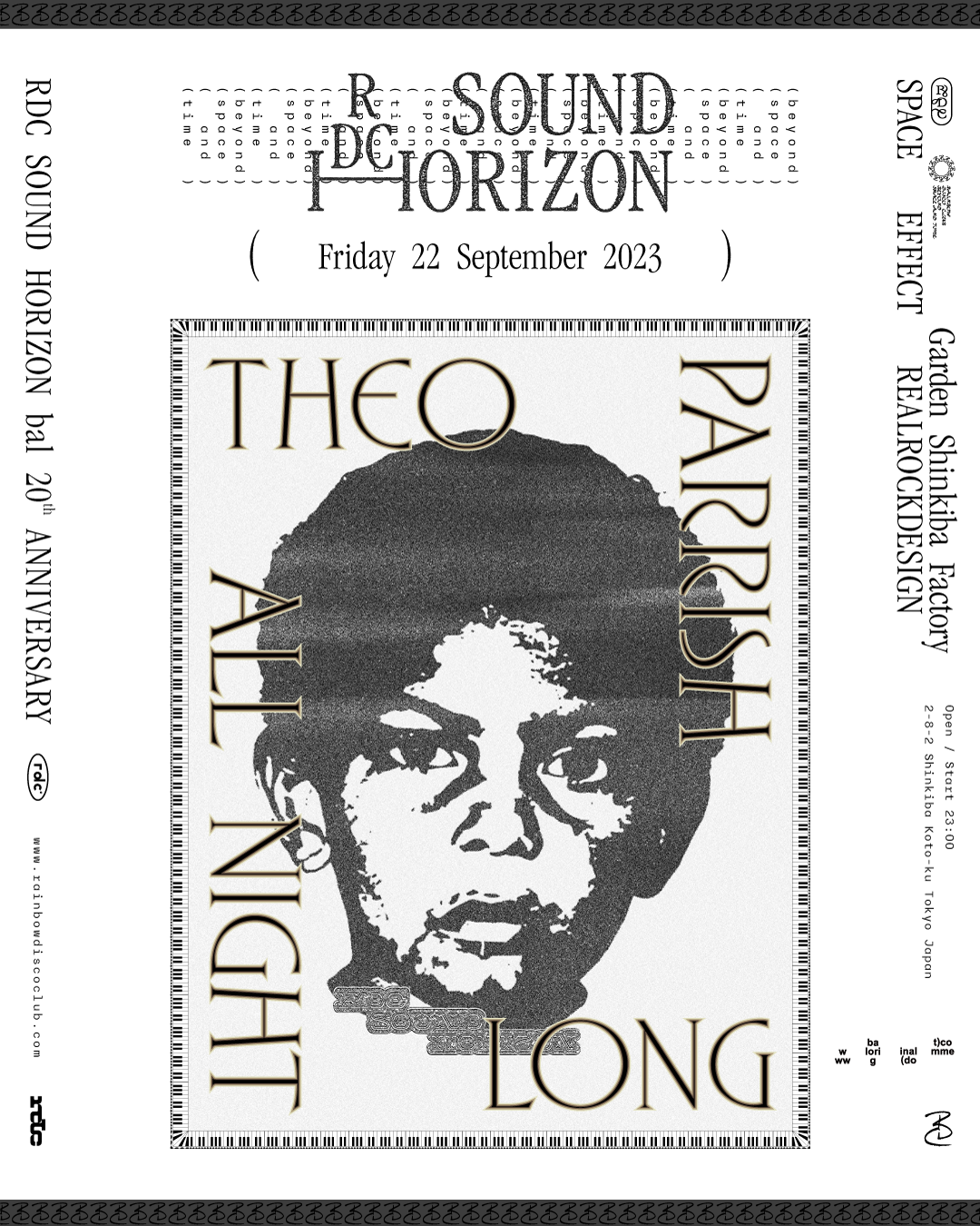 RDC 'Sound Horizon' with Theo Parrish (All Night Long) - Página frontal