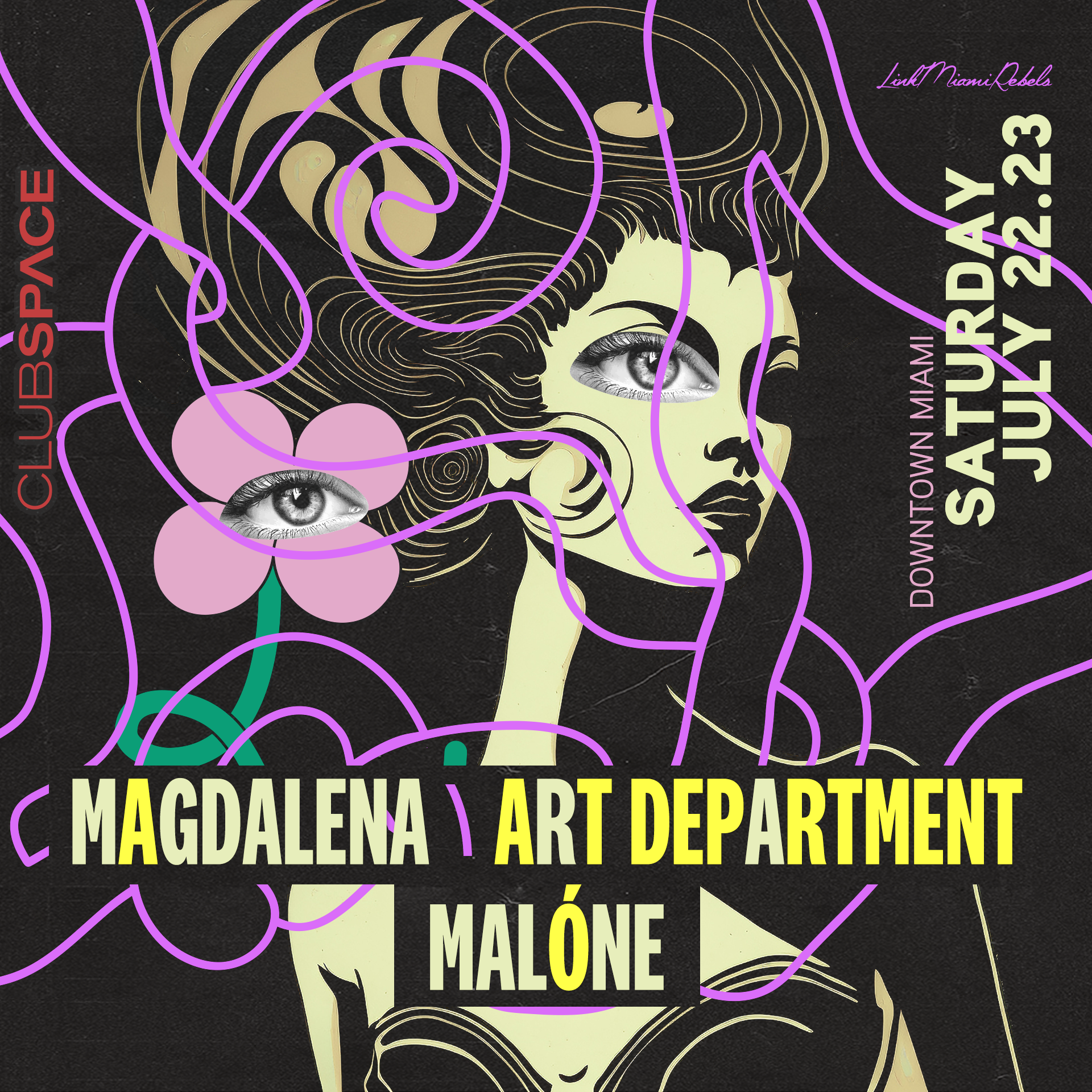 Magdalena & Art Department - フライヤー表
